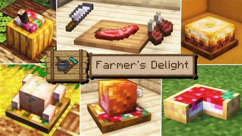 Farmer's Delight (Full Showcase) | Best Food Mod? | Minecraft designs, Minecraft mods, Minecraft ...