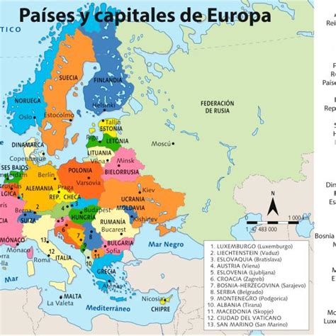 cache pluma Transición mapa de europa paises y capitales acero ...