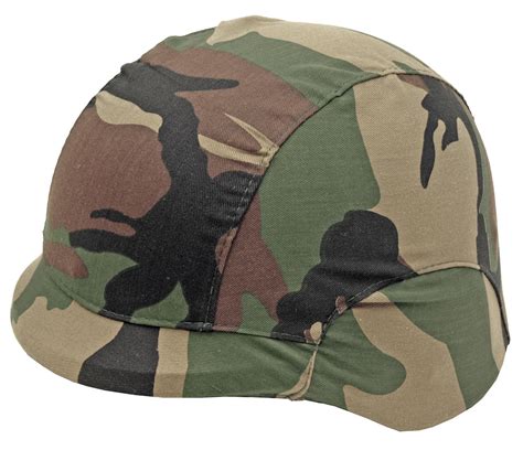 Combat Helmet Cover - Woodland Camo