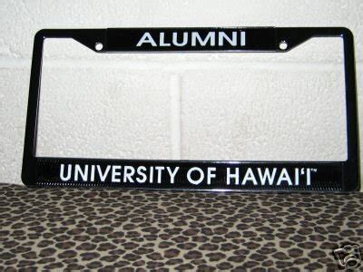 University Of Hawaii Alumni License Plate Frame SEALED | #38429348