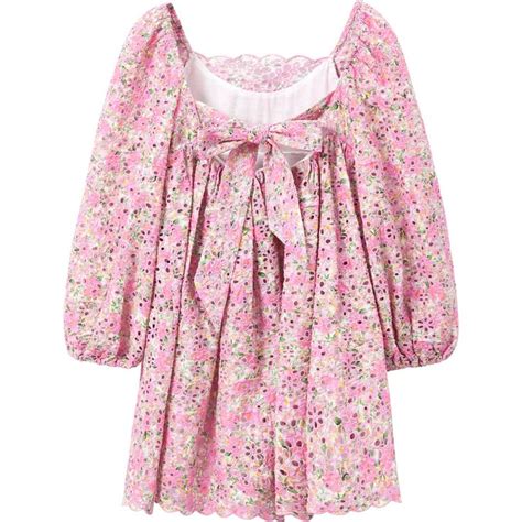 Colette Square Neck Back Tie-Up Bow Embroidered Dress, Floral - Marlo Kids Dresses | Maisonette ...