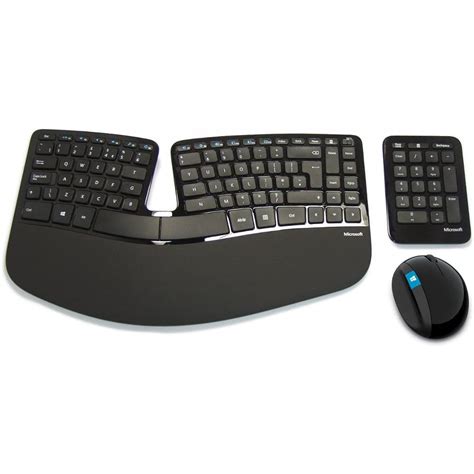 Microsoft Curved Keyboard L5V-00006 - Black