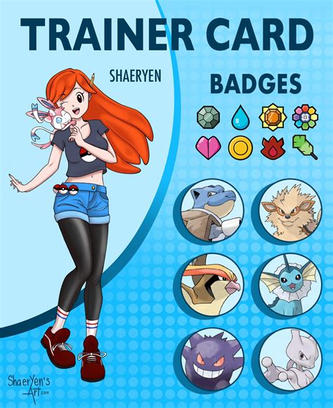 [OC] I made myself a trainer card with my go-to GEN 1 pokemon team! : r ...