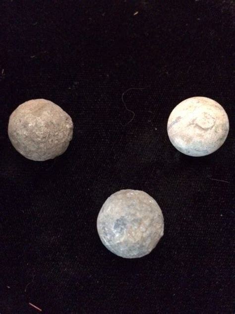 3 REVOLUTIONARY WAR MUSKET BALLS. Guaranteed Authentic!!! Older than the USA! | #1901476702