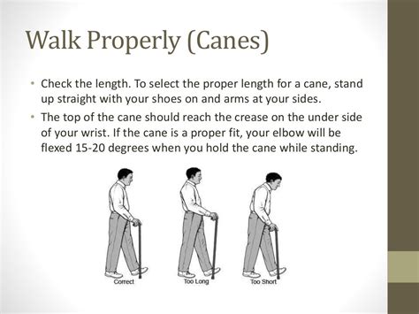 HOW TO PROPERLY UTILIZE A WALKER OR CANE