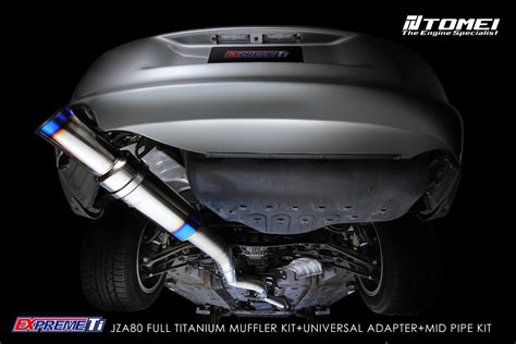 Tomei EXPREME Ti Full Titanium 4" Catback Exhaust Toyota Supra MKIV 2J ...