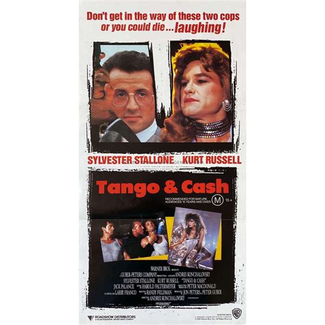 TANGO & CASH Australian Movie Poster - 13x30 in. - 1989