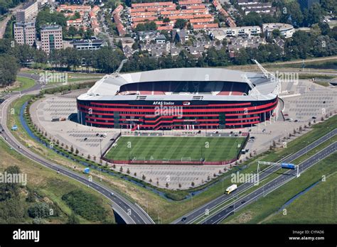 The Netherlands, Alkmaar. Football stadium of AZ. Aerial Stock Photo - Alamy