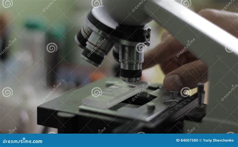 Microscope Laboratory Analysis Stock Footage - Video of biotechnology ...