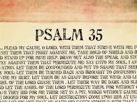 Psalm 35 Poster. Printable Bible Prayer Cards. Bible Pdf - Etsy