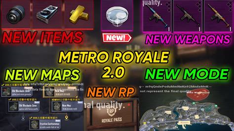 METRO ROYALE BIGGEST UPTADE EVER !!! / NEW MAPS , NEW ITEMS , NEW MODE ...