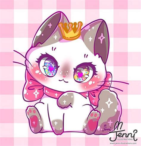 Kawaii Cat Drawing, Cute Cat Drawing, Cute Animal Drawings Kawaii, Cute ...