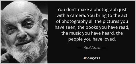 TOP 25 QUOTES BY ANSEL ADAMS (of 149) | A-Z Quotes | Quotes about photography, Ansel adams, Quotes