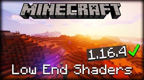 BEST Low End / High FPS Minecraft Shaders 1.16.5 - Low End Minecraft ...