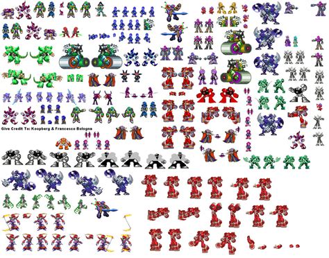 Axem Rangers X Supreme Council Sprites by BiohazardStudios1 on DeviantArt