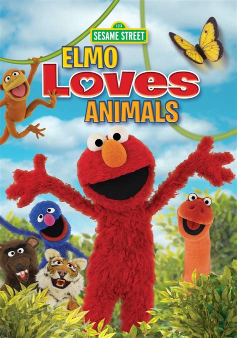 Airplanes and Dragonflies: Sesame Street: Elmo Loves Animals DVD Giveaway (3 Winners)! (U.S ...