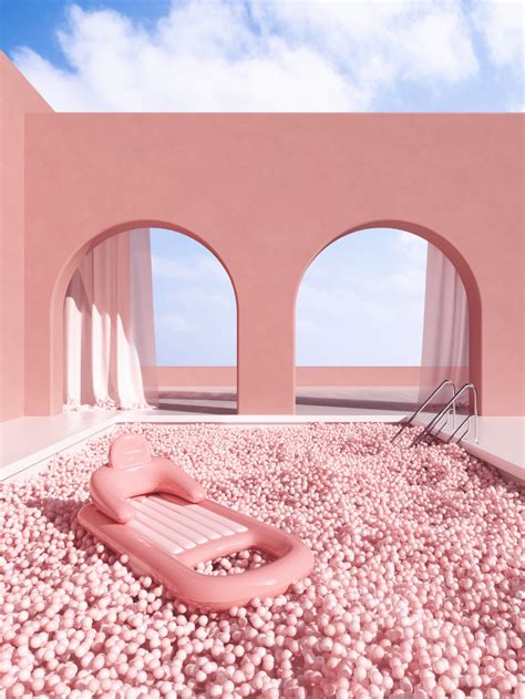 Hidden Places. on Behance | Hidden places, Pink walls, Architecture