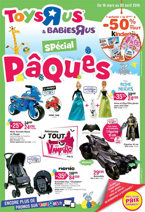 Catalogue Toys'R'Us Spécial Pâques 2016 | Catalogue de jouets