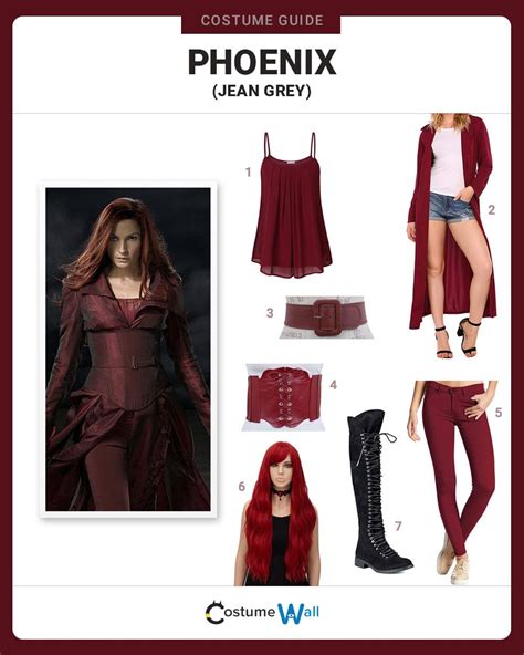 Dress Like Phoenix (Jean Grey) Costume | Halloween and Cosplay Guides