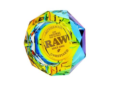 RAW Rainbow Glass Ashtray – VIR Wholesale