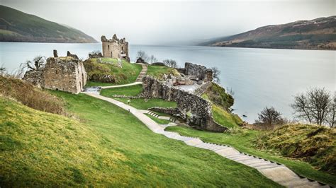 Urquhart Castle, Loch Ness, Inverness, Scotland, United Kingdom ...