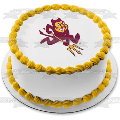 Sparky the Sun Devil Logo Edible Cake Topper Image ABPID05845 – A ...