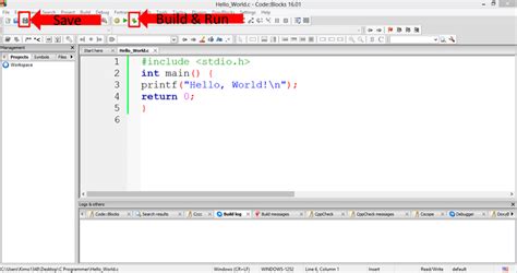 C Hello World! Example: Your First Program