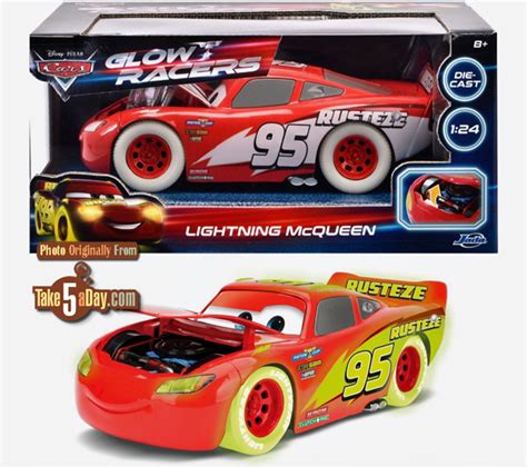 Take Five a Day » Blog Archive » Mattel Disney Pixar CARS: Glow Racers are Metal Die Cast Not ...