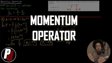 Momentum Operator | Physical Chemistry II | 3.4 - YouTube