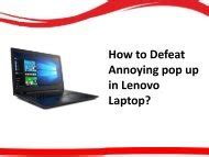 How to Format a Lenovo Laptop?