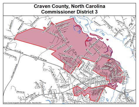 Commissioner District Maps | Craven County