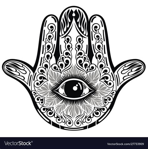 Hamsa Royalty Free Vector Image - VectorStock