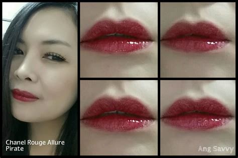 Chanel Rouge Allure 99 Pirate Lipstick Swatches http://www.angsavvy.com/chanel-rouge-allure-99 ...