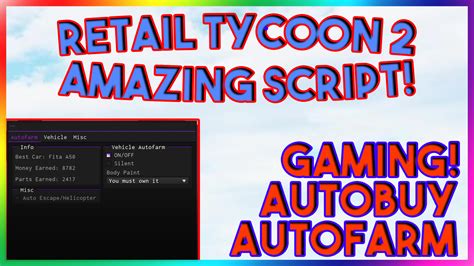 Retail Tycoon 2 Script - Roblox Scripts