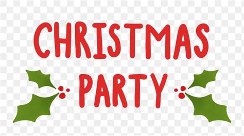 Christmas party png, transparent background | Premium PNG - rawpixel