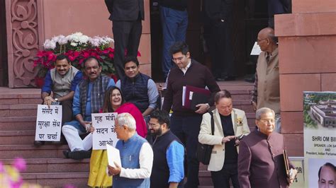 Parliament Winter Session 2023 Live Updates: After Lok Sabha, 45 MPs suspended from Rajya Sabha ...