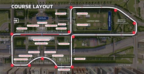 CHICAGO NASCAR RACE TRACK MAP - Auto Action