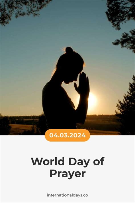 World Day of Prayer in 2024 | World day of prayer, World days, Prayers