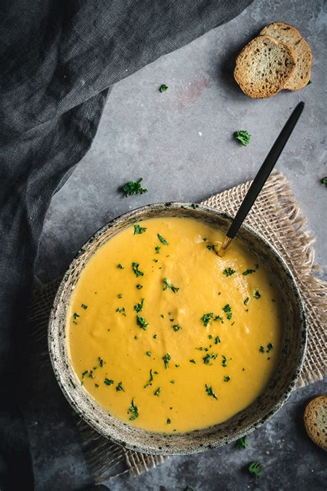 Creamy Carrot and Turnip Soup - Yummy Addiction