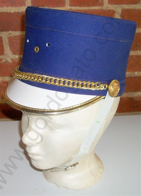 Purple & White w/ Gold Trim Marching Band UniformHat, Gordogato's Interesting Stuff