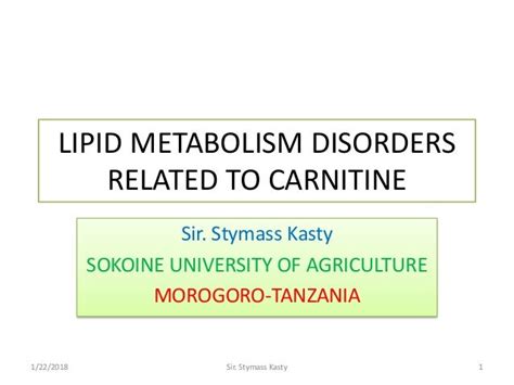 LIPID METABOLISM DISORDERS