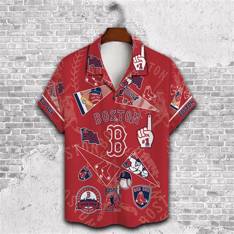 Boston Red Sox 2023 3D Print Hawaiian Shirt V1 – Nousty