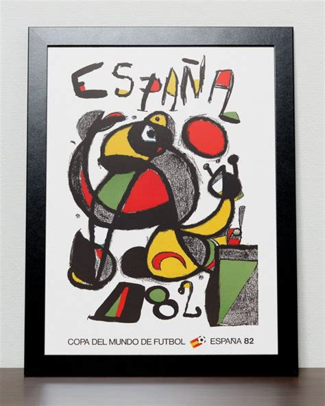 World Cup 1982 Poster Spain 82 - Etsy Ireland | Joan miro paintings ...