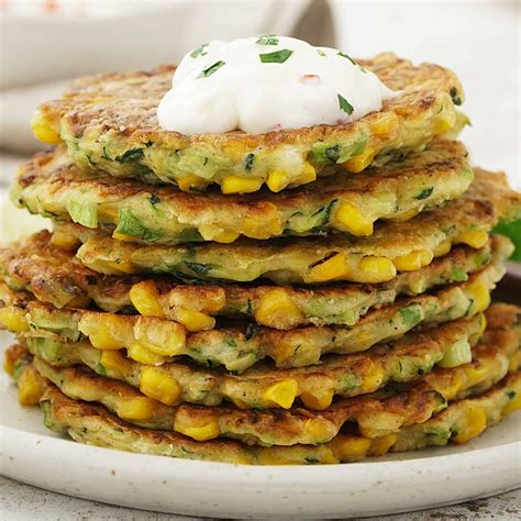 Courgette And Sweetcorn Fritters By Khin's Kitchen - Foodrhythms