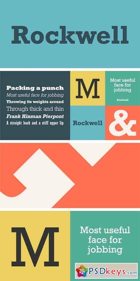 Rockwell Font Family » Free Download Photoshop Vector Stock image Via Torrent Zippyshare From ...