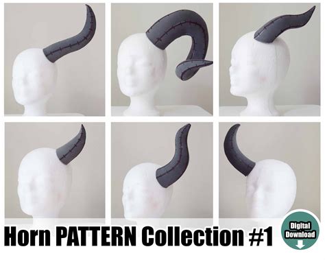 DIY Foam Horn Pattern Collection / Cosplay Horns / Dragon - Etsy