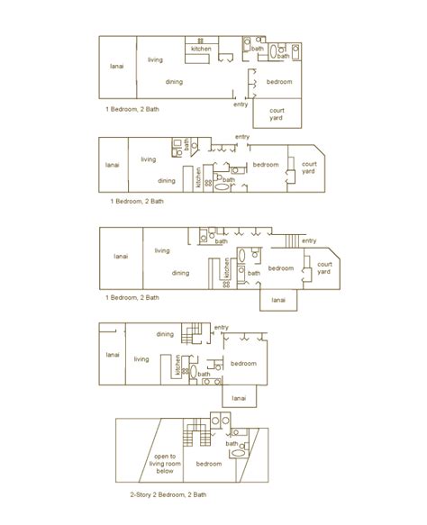 Maui Kamaole - Floor Plans - Kihei Maui