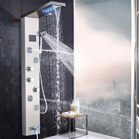 Rain / Waterfall Shower Panel with Body Sprays - BELINDA – FLUXURIE.COM