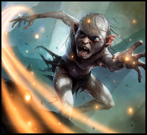 Fantasy Art: Gollum - 2D Digital, Digital paintings, FantasyCoolvibe – Digital Art