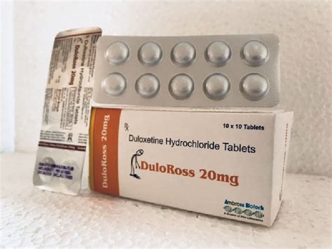 Duloxetine Hydrochloride 20 Mg Tablets at Best Price in Surat - ID: 3527330